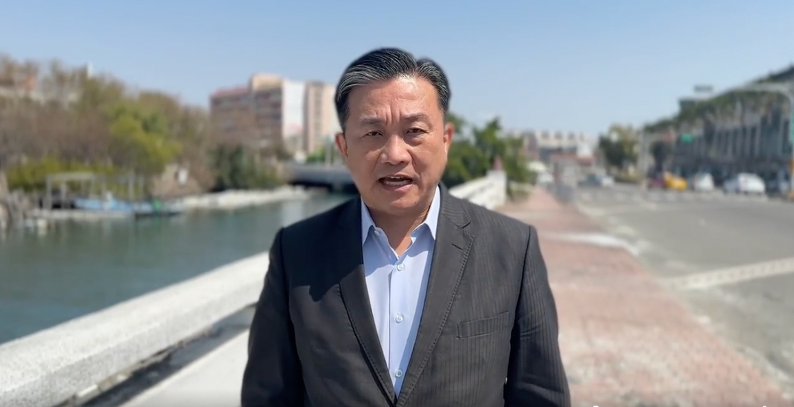 民進黨立委王定宇表示，中共說馬英九是網紅，代表輕蔑且是「蹭飯」。 圖：翻攝自王定宇臉書（資料照）