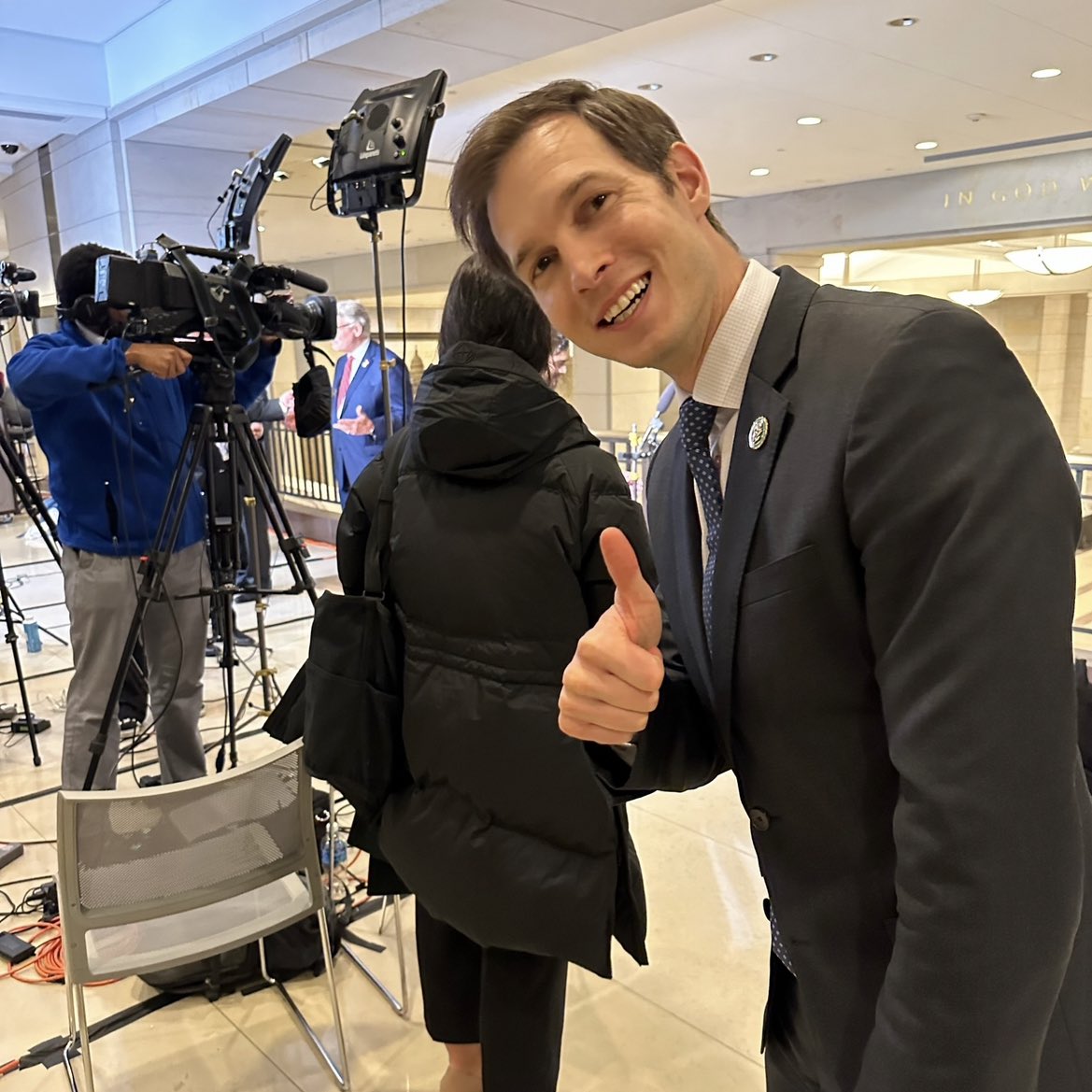 美國聯邦眾議員歐清傑（Jake Auchincloss）。 圖:翻攝自歐清傑推特