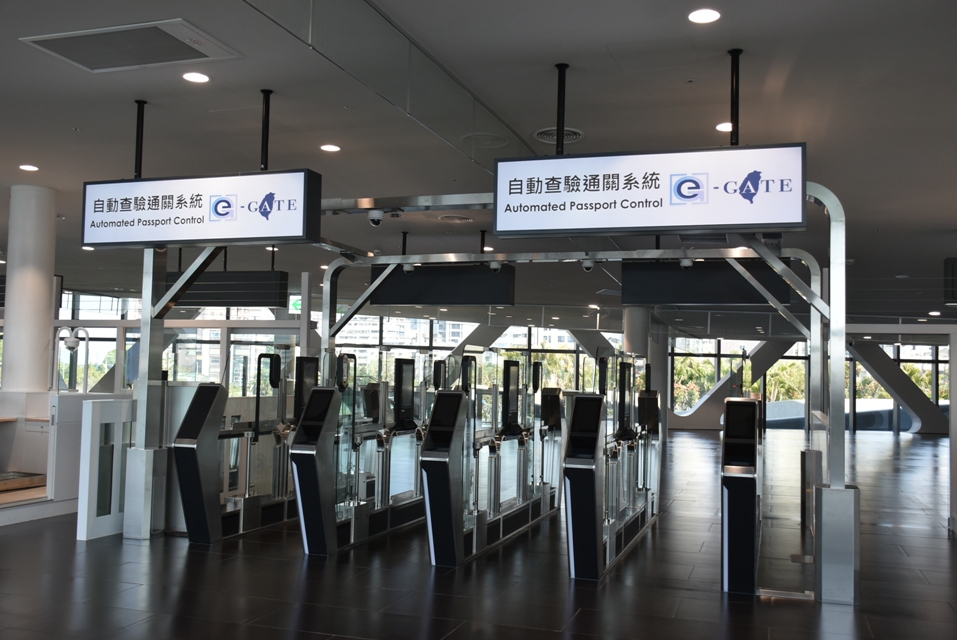 自動查驗通關系統。 圖：孫家銘攝
