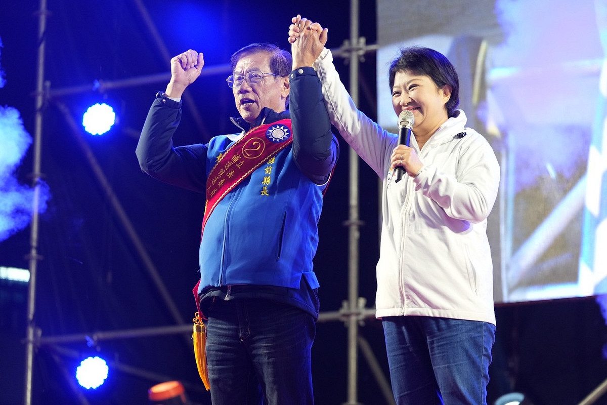 林明溱昨晚造勢大會結束後於臉書上發文，指控民進黨在這次補選中，為了勝選，已經沒有是非。 圖：擷取自林明溱臉書