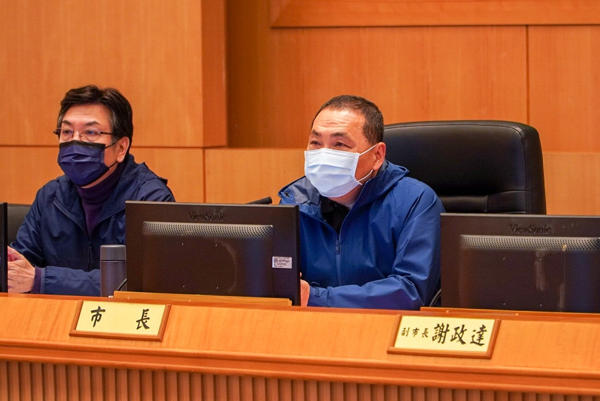 侯友宜主持新北市政會議。 圖：新北市捷運局提供（資料照）
