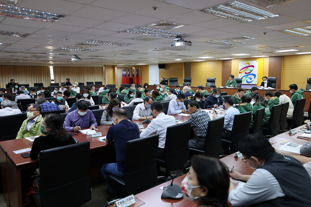高市府市政會議建議中央調整水情燈號為黃燈。 圖：高雄市政府/提供