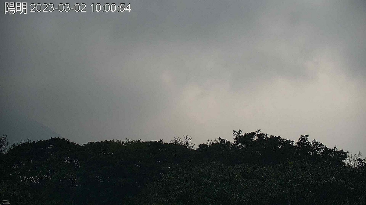 今日境外空汙報到，由北部開始受影響。(圖為台北陽明測站) 圖：取自空氣品質監測網