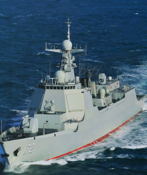052D型驅逐艦。 圖：翻攝自龍行觀察企鵝號