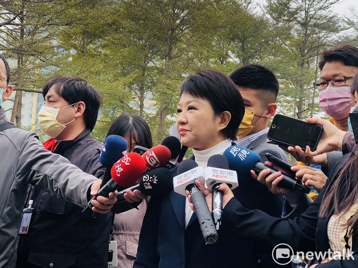 台中市長盧秀燕認為，新北市長侯友宜也許過了春天，春暖花開的時候會做適當的表態，差不多是4、5月吧？ 圖：謝莉慧/攝