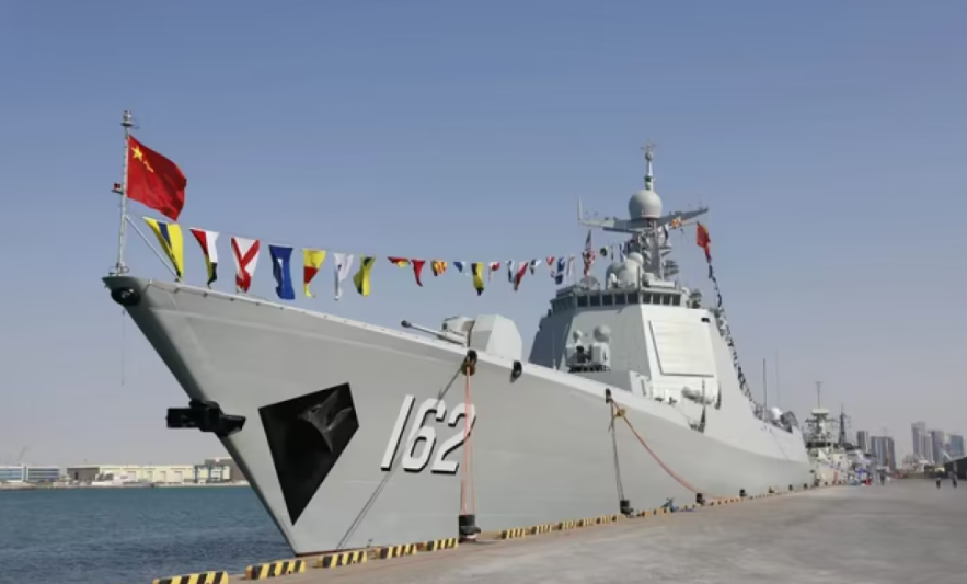 中國052D型飛彈驅逐艦。 圖：翻攝自第一軍情企鵝號