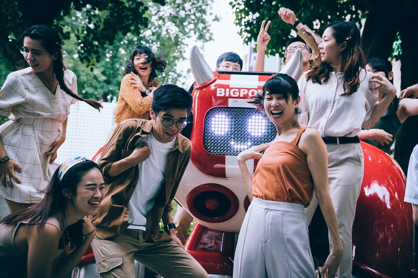 台灣swing dance鼻祖現場教學，與大家一起Swing。 圖：新北市高灘處提供