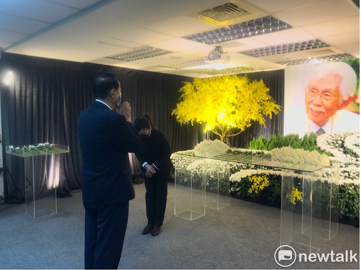 親民黨主席宋楚瑜今天前往悼念前總統府資政辜寬敏。 圖：朱蒲青／攝(資料照)