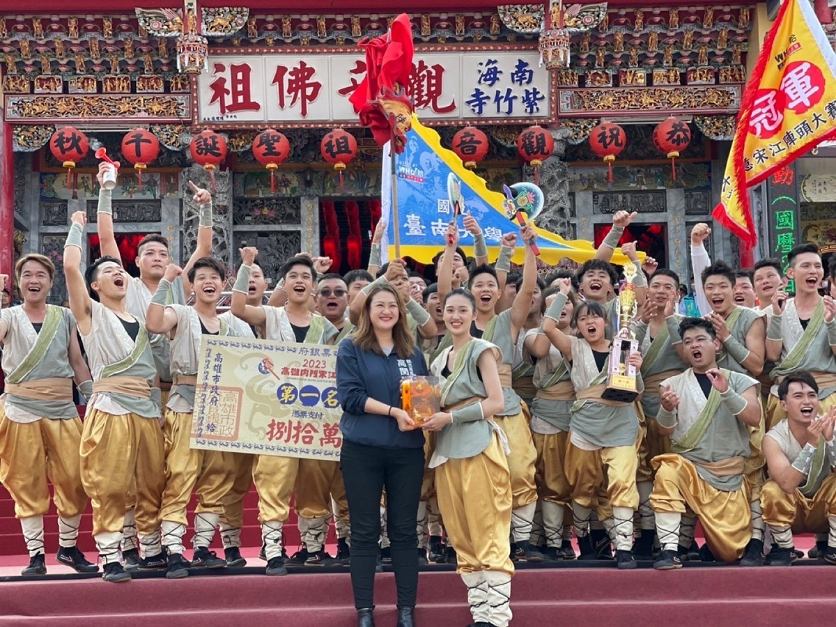 .國立臺南大學榮獲第一名，獎金八十萬元。 圖：高雄市觀光局/提供
