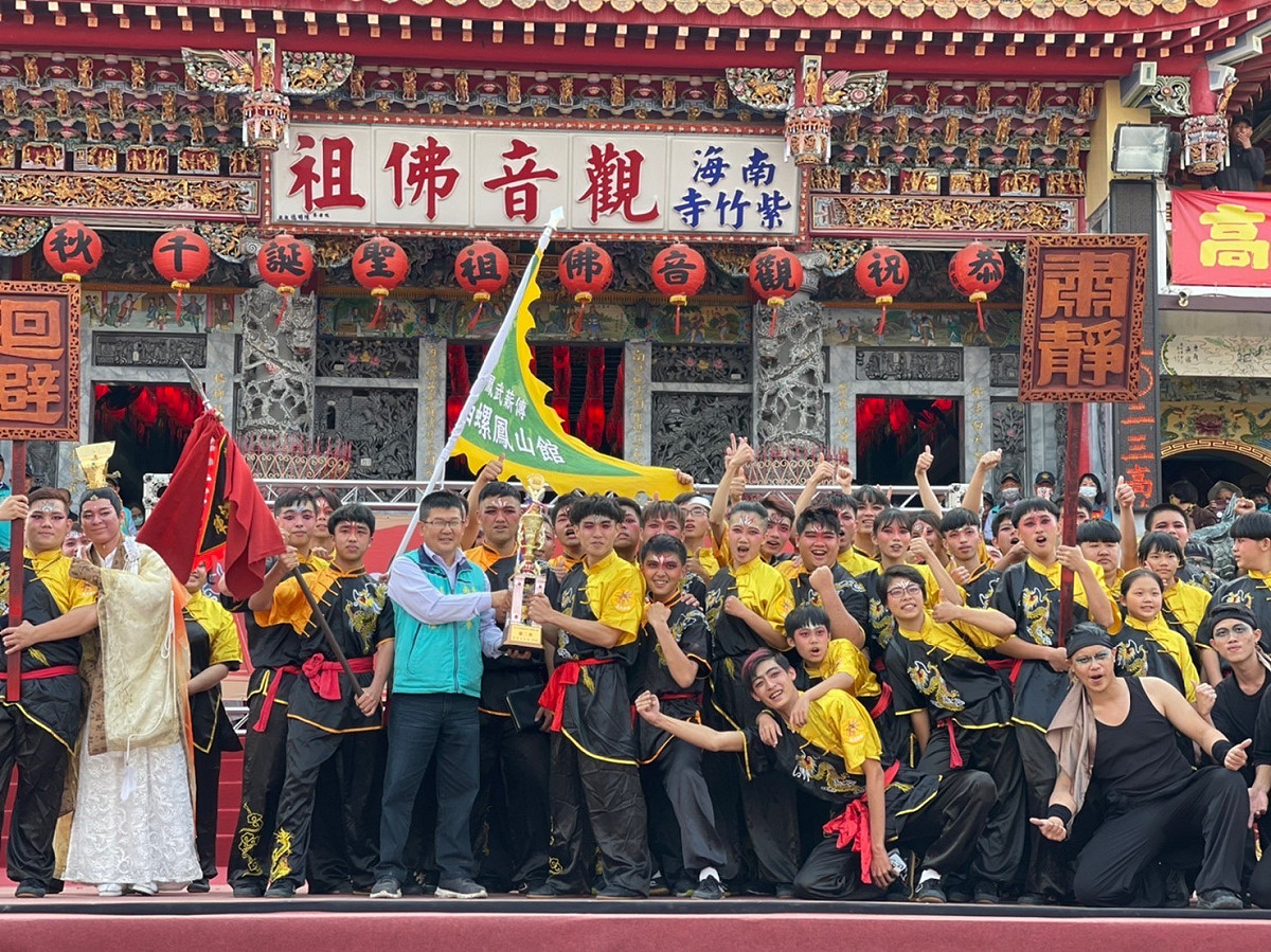 第二名鳳武薪傳-西螺鳳山館。 圖：高雄市觀光局/提供