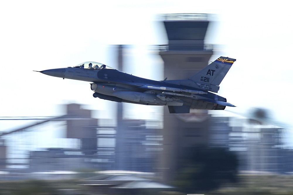 美軍F-16戰機。 圖：翻攝DVIDS