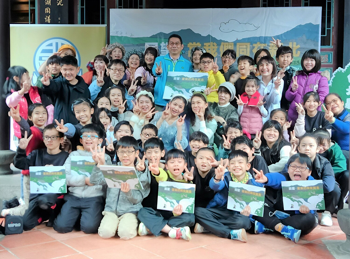 海山國小故事志工。 圖：新北市教育局提供