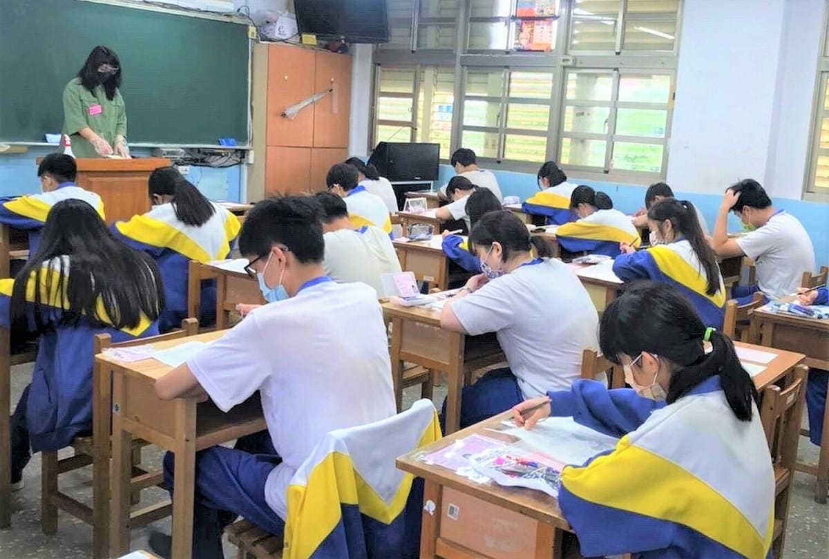 新北考區111年國中教育會考資料照。 圖：新北市教育局提供