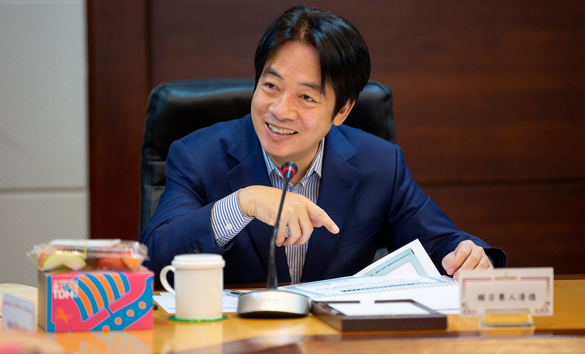 民進黨主席暨副總統賴清德。 圖：總統府提供（資料照片）