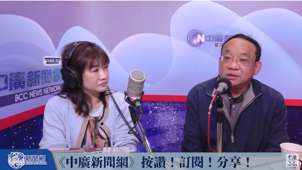 前扁辦公室主任陳淞山（８）日接受《千秋萬事》節目專訪。 圖：取自中廣新聞網YT頻道《千秋萬事》節目