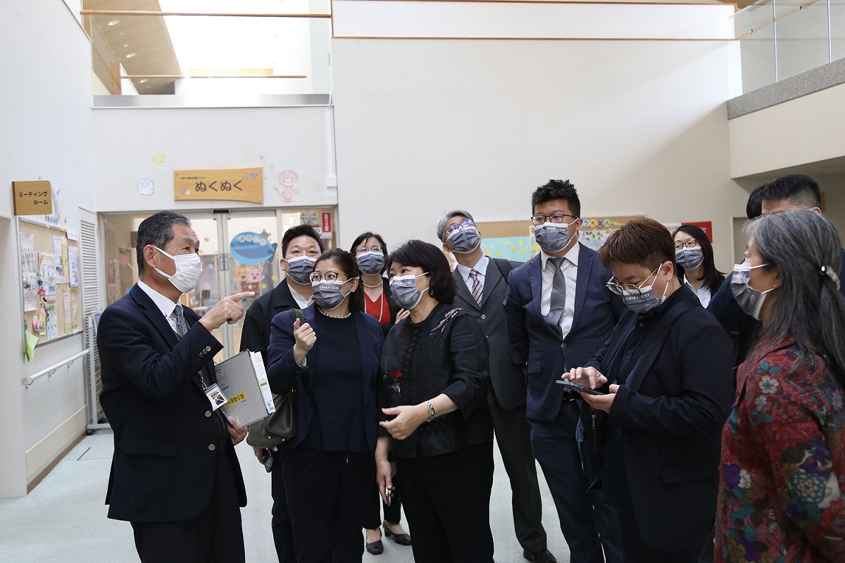嘉義市長黃敏惠率隊參訪日高市，拓展城市外交。 圖：嘉義市政府/提供