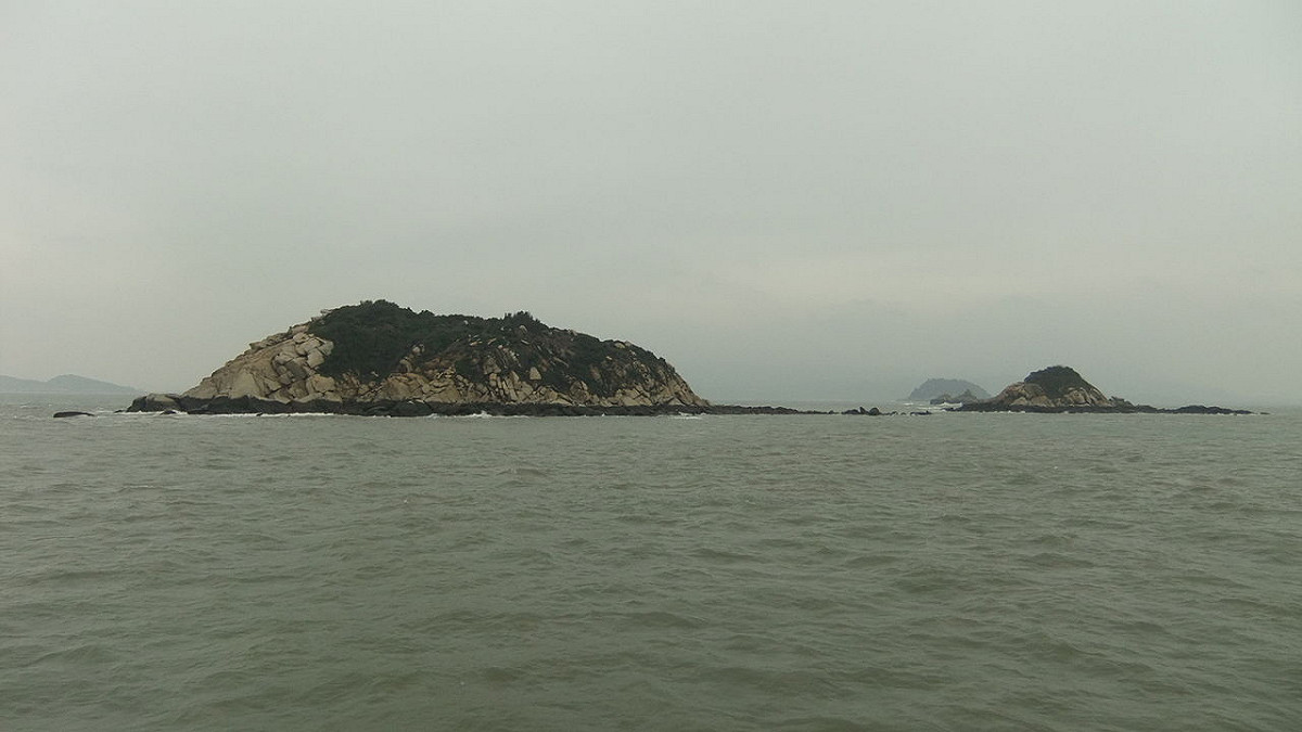 金門二膽島。 翻攝自維基百科。