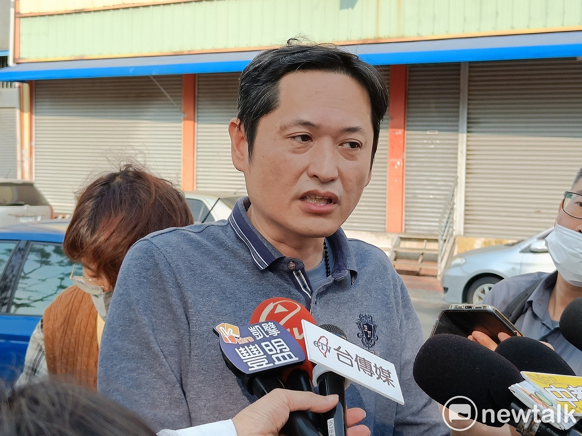 民進黨台中市黨代表何昱奇支持黃國書再參選。 唐復年/攝