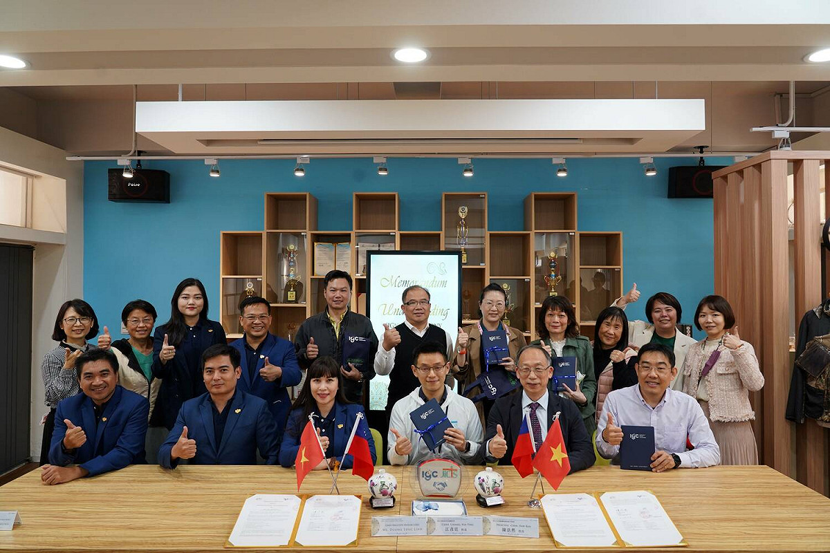 樟樹國際實中與越南IGC教育集團簽訂MOU締結姊妹校。 圖：新北市教育局提供