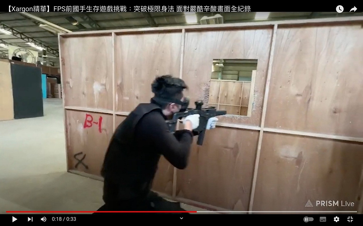 殺梗被一彈擊殺。 圖：翻攝自殺梗YT頻道