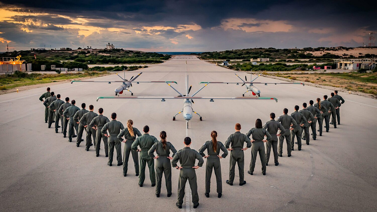 以色列國防軍「黑蛇」(Black Snake)武裝無人機部隊。 圖：翻攝Israel Defense Forces