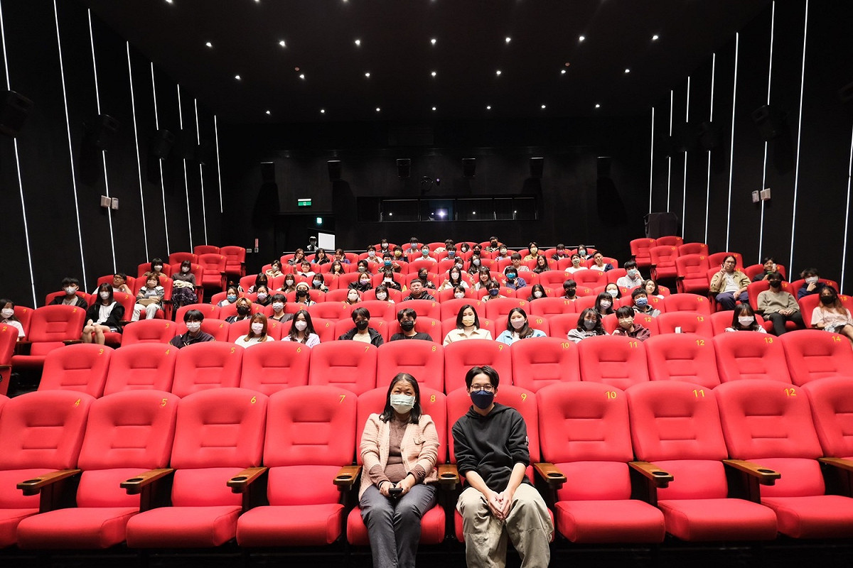 《悲情城市》電影學生包場活動。 圖：高雄學生民主聯盟/提供
