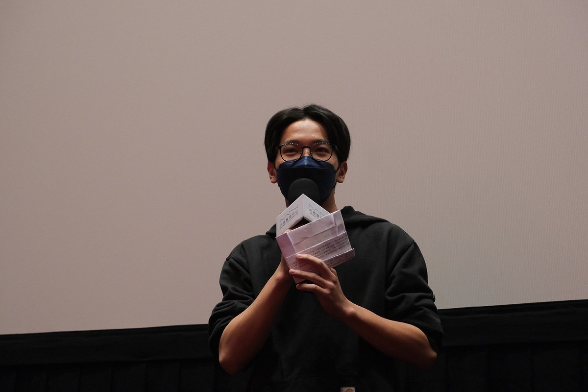 高雄學生民主聯盟代表巫愷政。 圖：高雄學生民主聯盟/提供