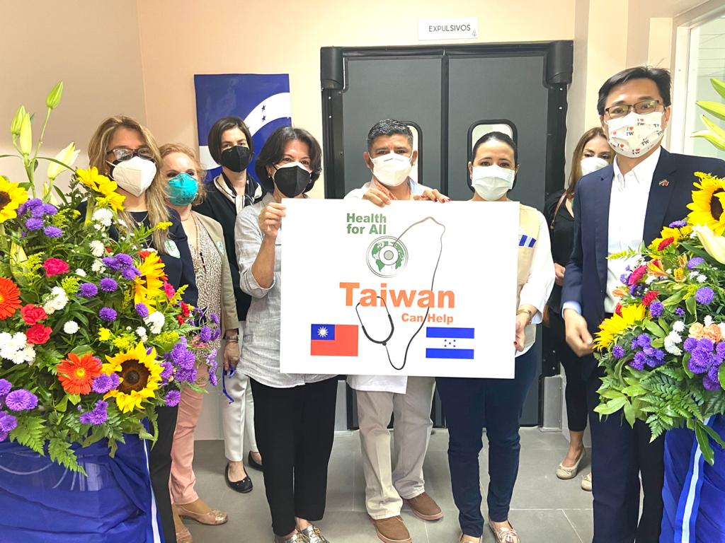 台灣在疫情期間對宏都拉斯的醫療援助。 圖 : 中華民國外交部駐宏都拉斯大使館提供