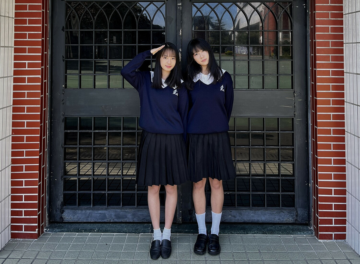 金陵女中制服走秀宣傳照片。 圖：新北市教育局提供
