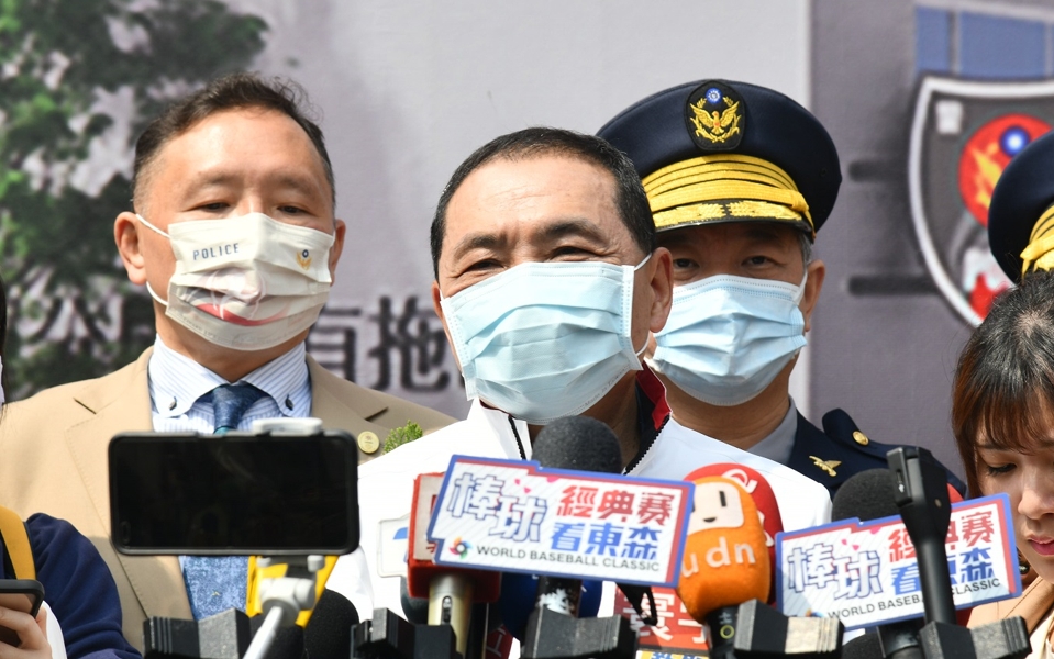 侯友宜表示，拒絕黑金是普世價值，面對所有事情，該說的話他都會說，該做的事他都會做。 圖：林昀真／翻攝