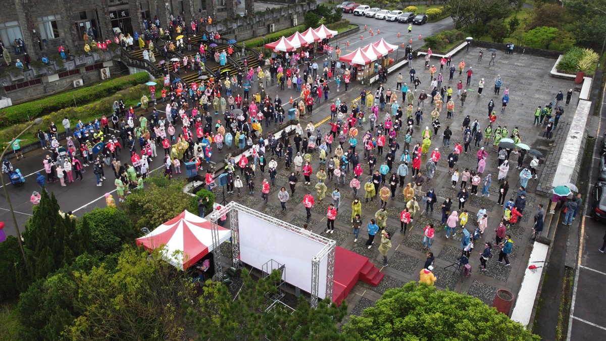 第3屆金山健走路跑擴大辦理開放1200名喜愛戶外運動民眾共同參與。 圖：金山區公所提供