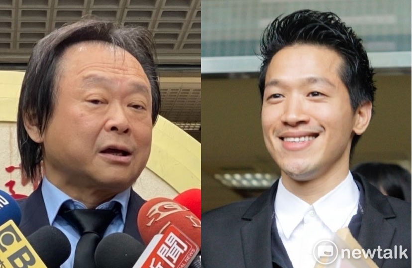 北市議員王世堅（左）挑戰現任立委何志偉（右）競爭激烈，最近更傳出抹黑圖爭議。 圖：周煊惠 、張良一 / 攝（資料照）