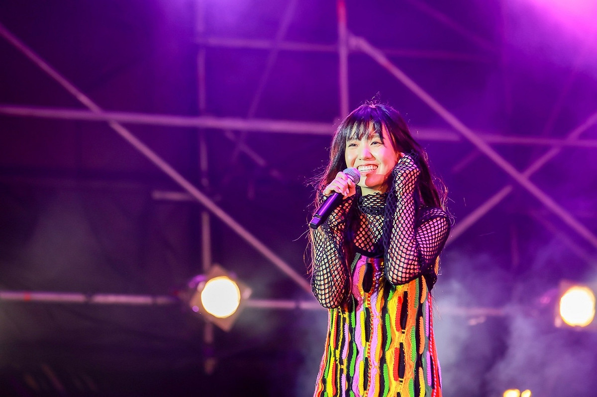 金曲唱作小天后孫盛希。 圖：新北市水利局／提供