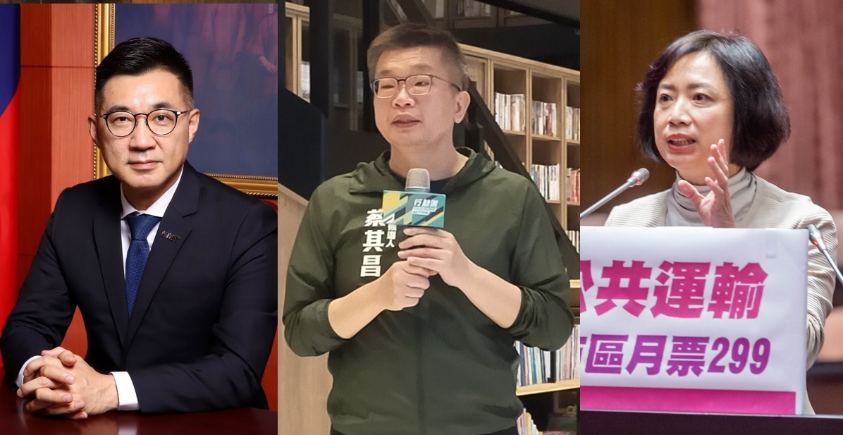 江啟臣、蔡其昌、何欣純實力堅持，連任不成問題。 新頭殼合成