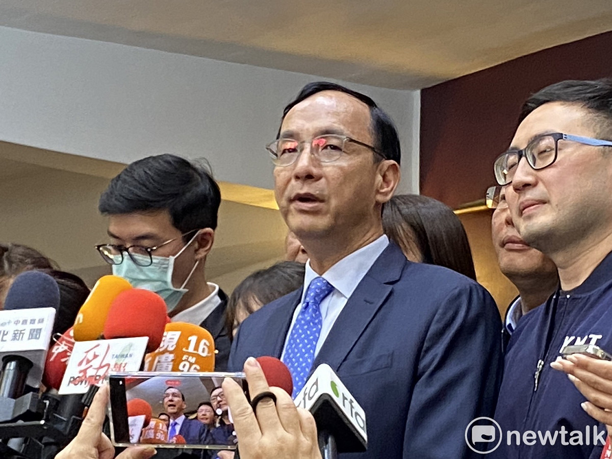 朱立倫表示，會邀集縣市首長及重要意見領袖參與決策，提出最妥適的提名參選名單。 圖：林昀真/攝