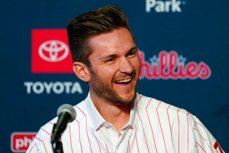以11年大合約轉戰費城人的明星游擊手Trea Turner。 圖／美聯社／達志影像