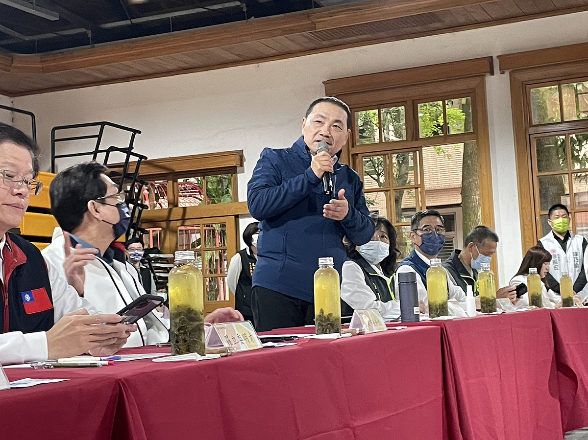 侯友宜於會前致詞。 圖：新北市民政局提供