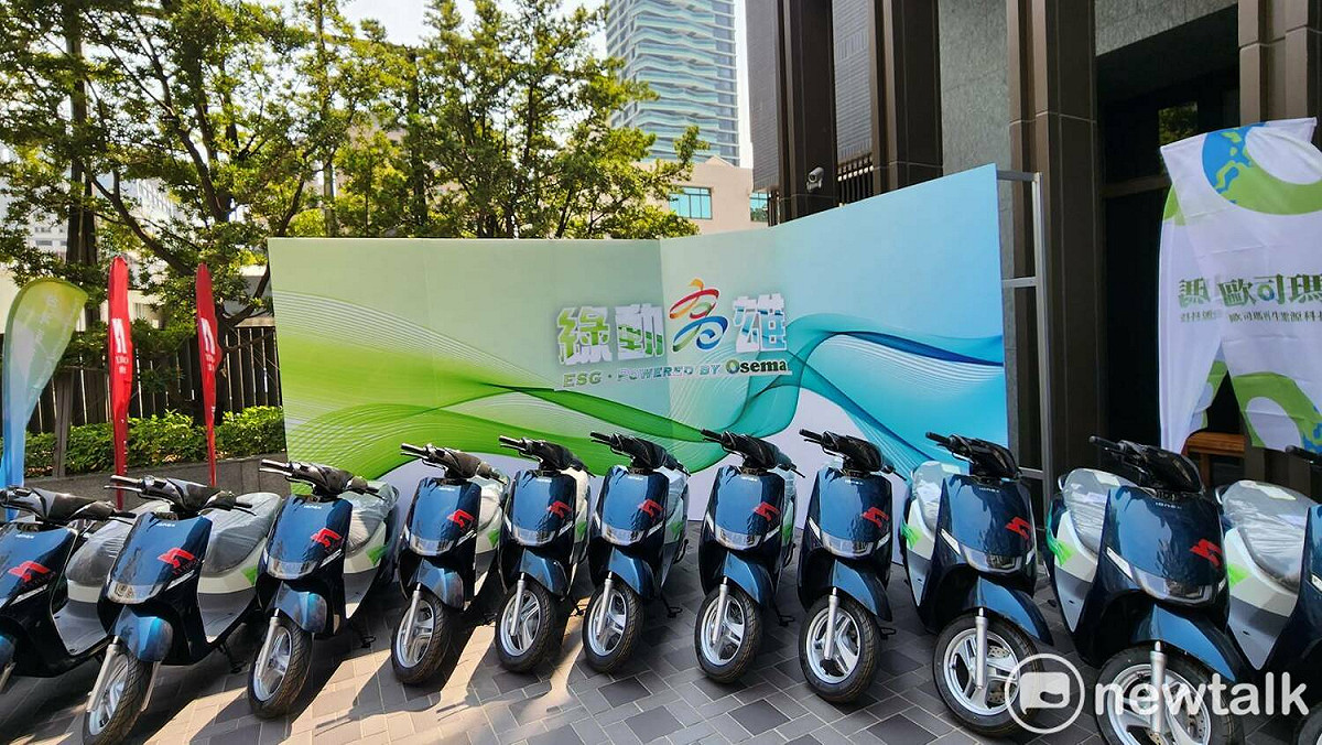 首波將投放的光陽Ionex電動機車。 圖：孫家銘攝