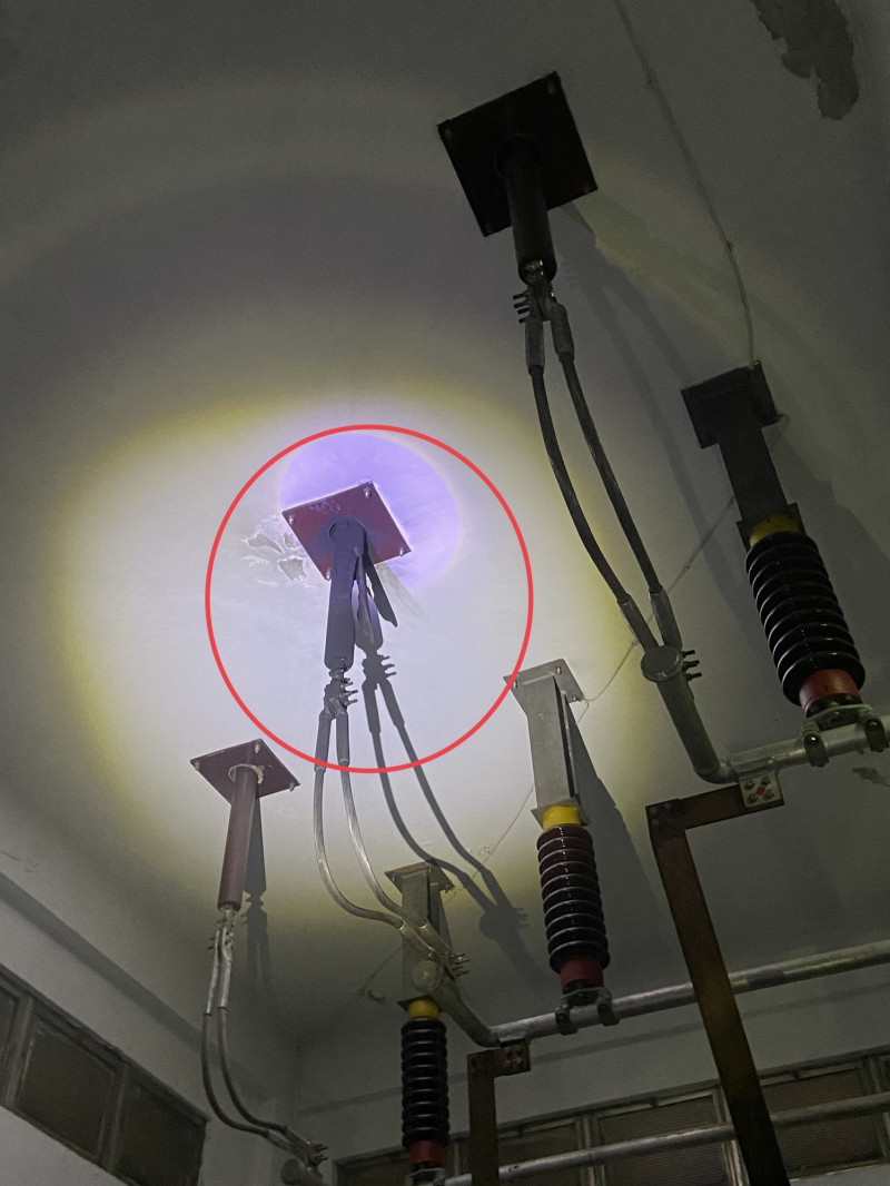 台電說明，停電原因是社子變電所穿牆套管故障所致。 圖：台電提供