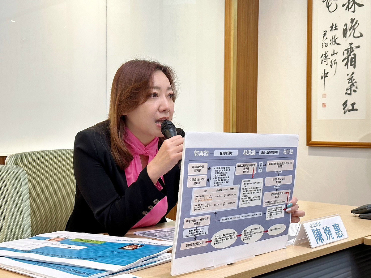 民眾黨立委陳琬惠。 圖：陳琬惠辦公室 / 提供