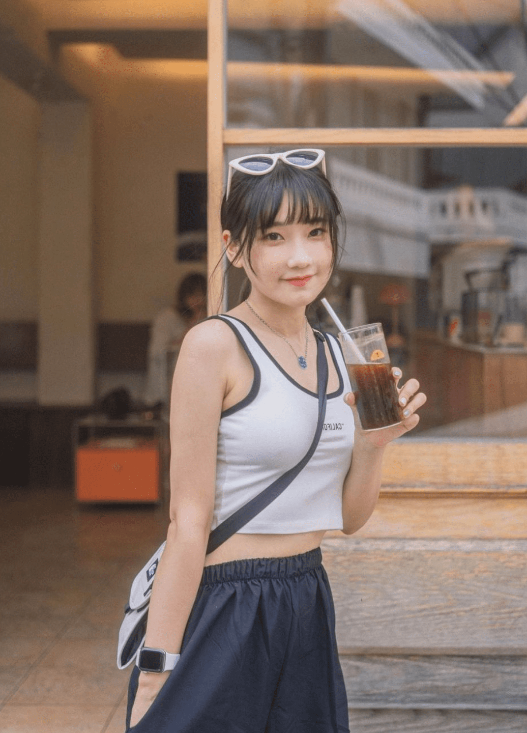 愛莉莎莎被爆出疑似熱戀羽球教練呂杰陽，但雙方目前還仍未正面回應戀情。 圖：翻攝自IG＠goodalicia