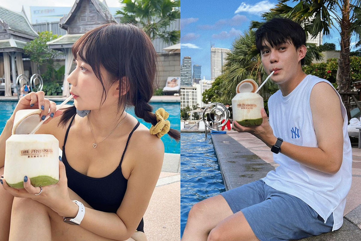 兩人共同出遊、各自po照的互動屢見不鮮。 圖：翻攝自IG＠goodalicia、＠leojieyang