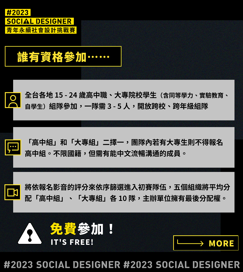 報名資格說明。 圖：新北市青年局提供