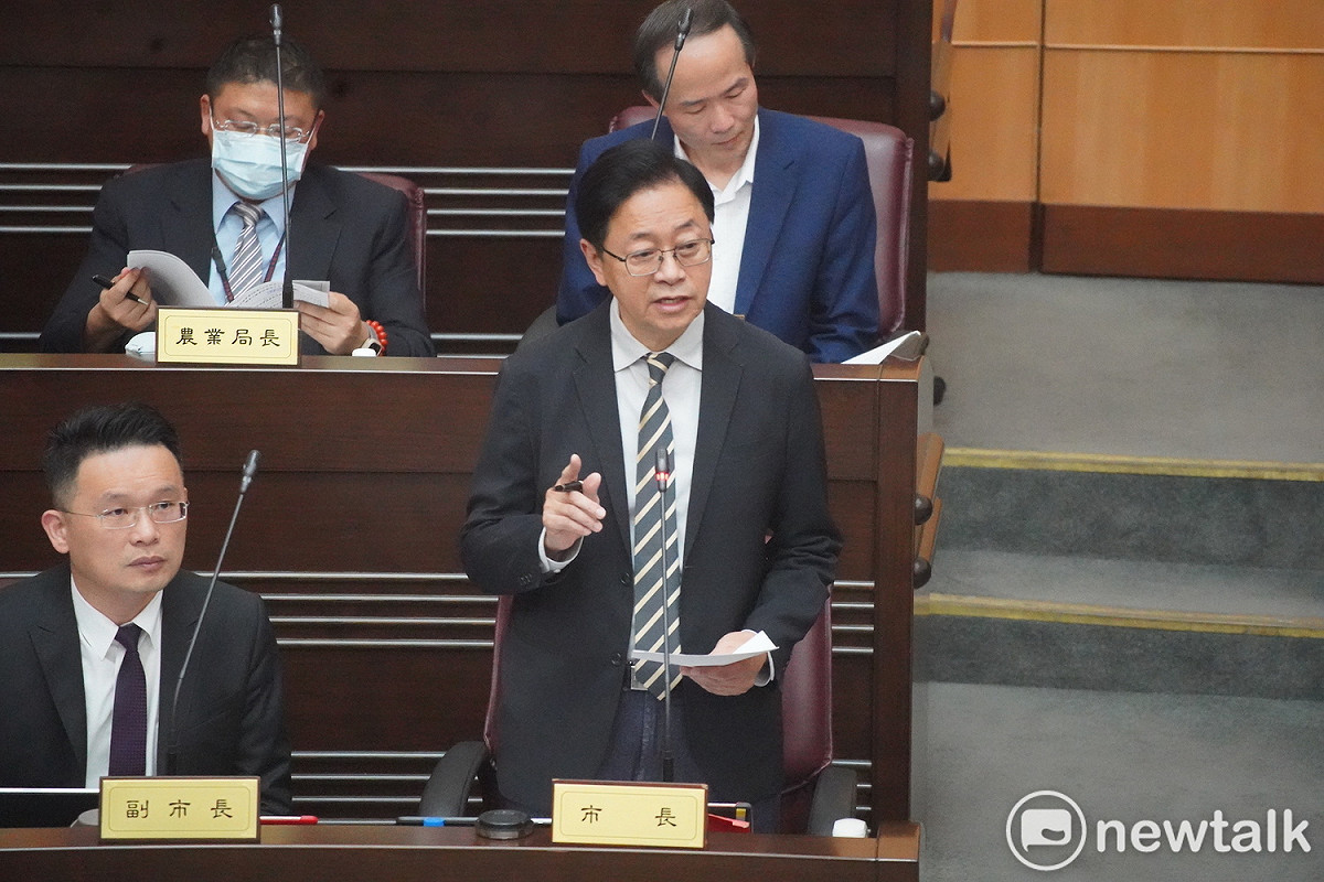 張善政首場議會備詢處女秀今登場。 圖：林昀真/攝