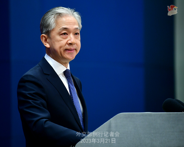對於美國取消中國「發展中」地位的決議，中國外交部發言人汪文斌批評，美方亂扣帽子。 圖：翻攝自中國外交部網頁（資料照）