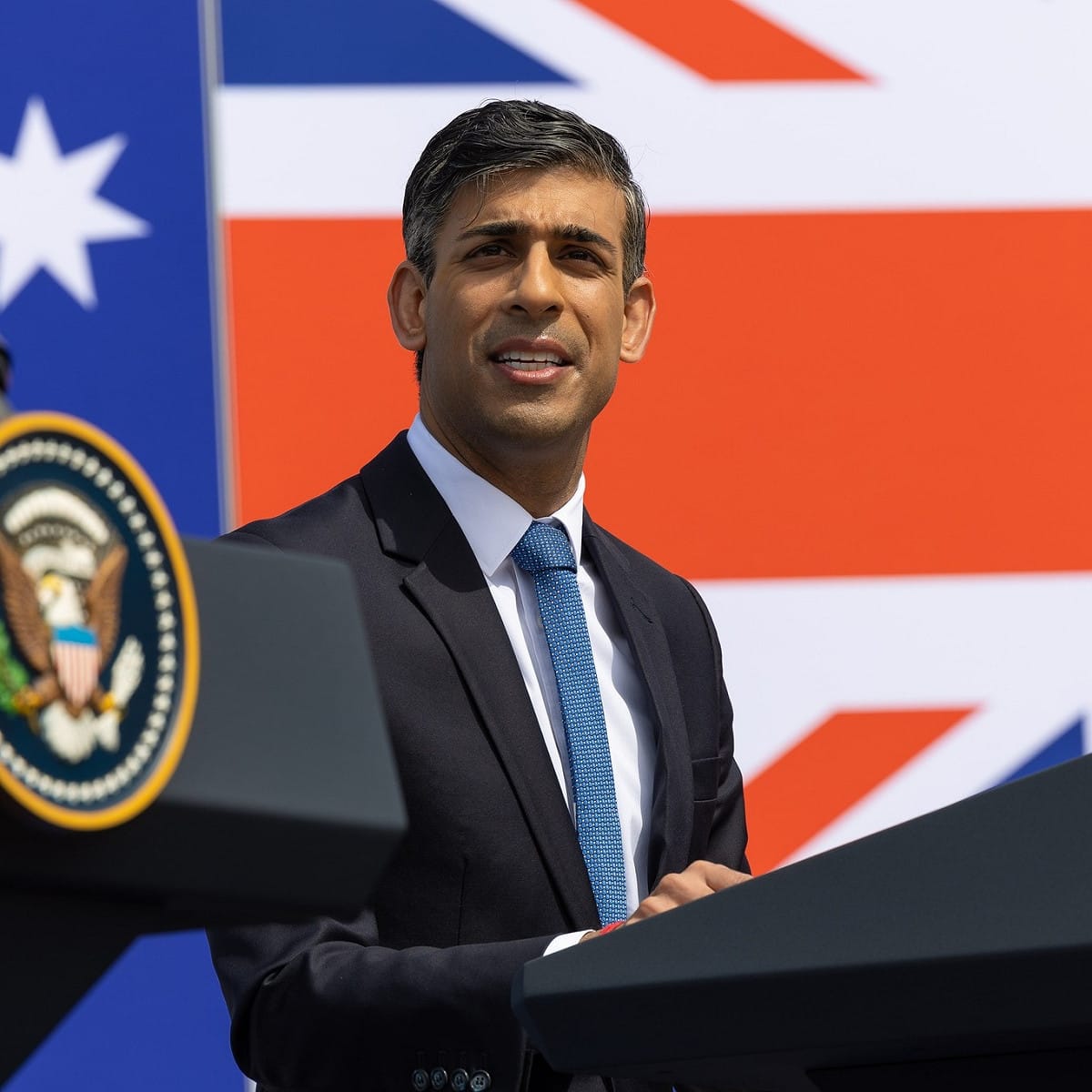 英國首相蘇納克將於 6 月 7 日至 8 日道美國進行訪問。有媒體預測，屆時蘇納克將游說美國總統拜登，請他支持英國國防大臣本·華萊士就任北約秘書長。 圖：翻攝自蘇納克臉書