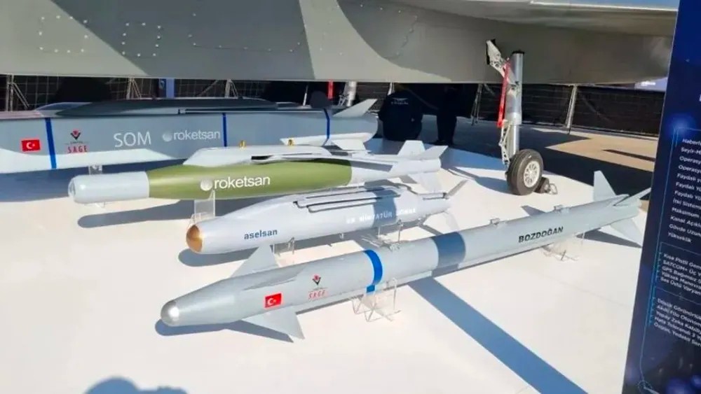 筆者認為 ANKA-3 應能搭載多種導彈，如 bozdogan 空對空導彈。 圖：翻攝自蔣蔣烽火談