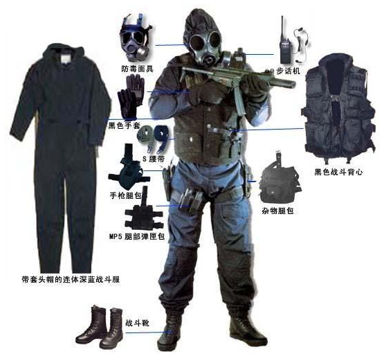 英國陸軍特種空勤團（Special Air Service, SAS）個人裝備。 圖 : 翻攝自頭條號