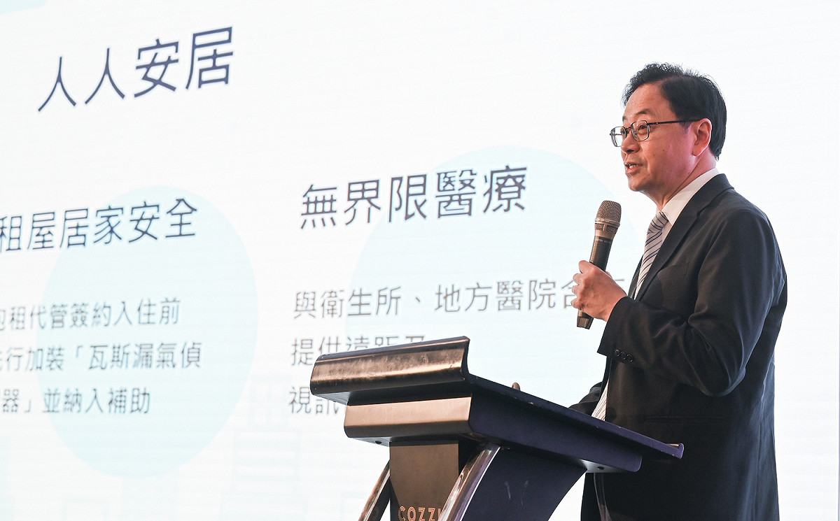張善政認為，從各面向來看，桃園的住宅問題較小，但執政團隊必須要能夠超前部署。 圖：桃園市政府/提供
