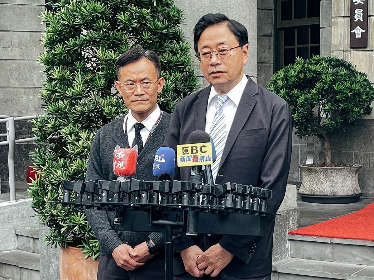 桃園市長張善政今赴監察院說明北景雲計畫缺失。 圖：桃園市政府/提供